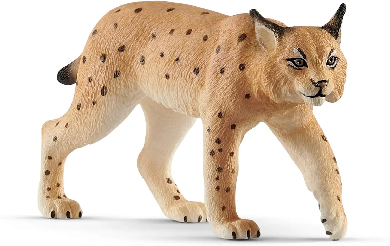 Schleich Wild Life, Realistic North American Forest Animal Toys for Kids, Lynx Toy Figurine, Ages 3 