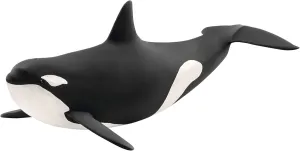 Schleich Wild Life Realistic Ocean Orca Killer Whale Animal Figurine - Authentic Wild Orca Killer Whale Toy for Boys and Girls Education Imagination and Play, Highly Durable Gift for Kids Ages 3 