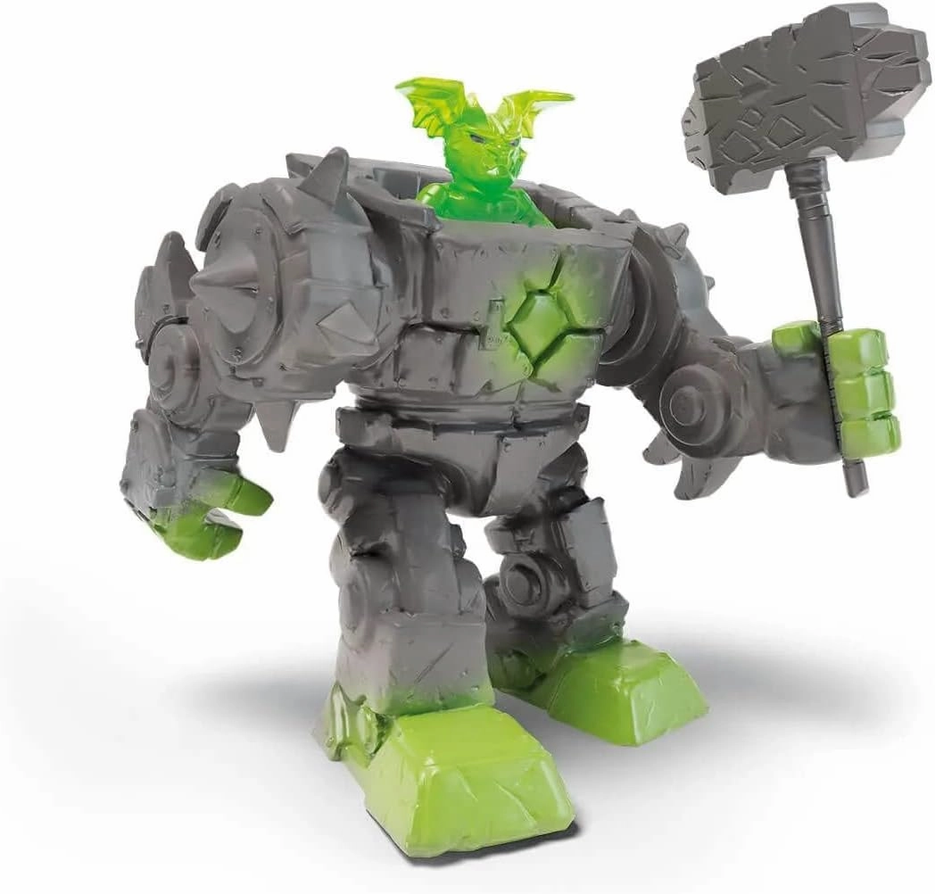 SCHLEICH 42547 Toy Figure - Eldrador Mini Creatures Stone Robot (Eldrador Creatures), Mix