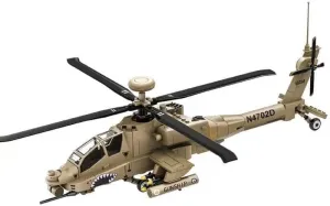 SEMKY Military Series AH-64 Helicopter Gunships Apache Air Force Building Block Set (255 Pieces) -Building and Military Toys Gifts for Kid and Adult