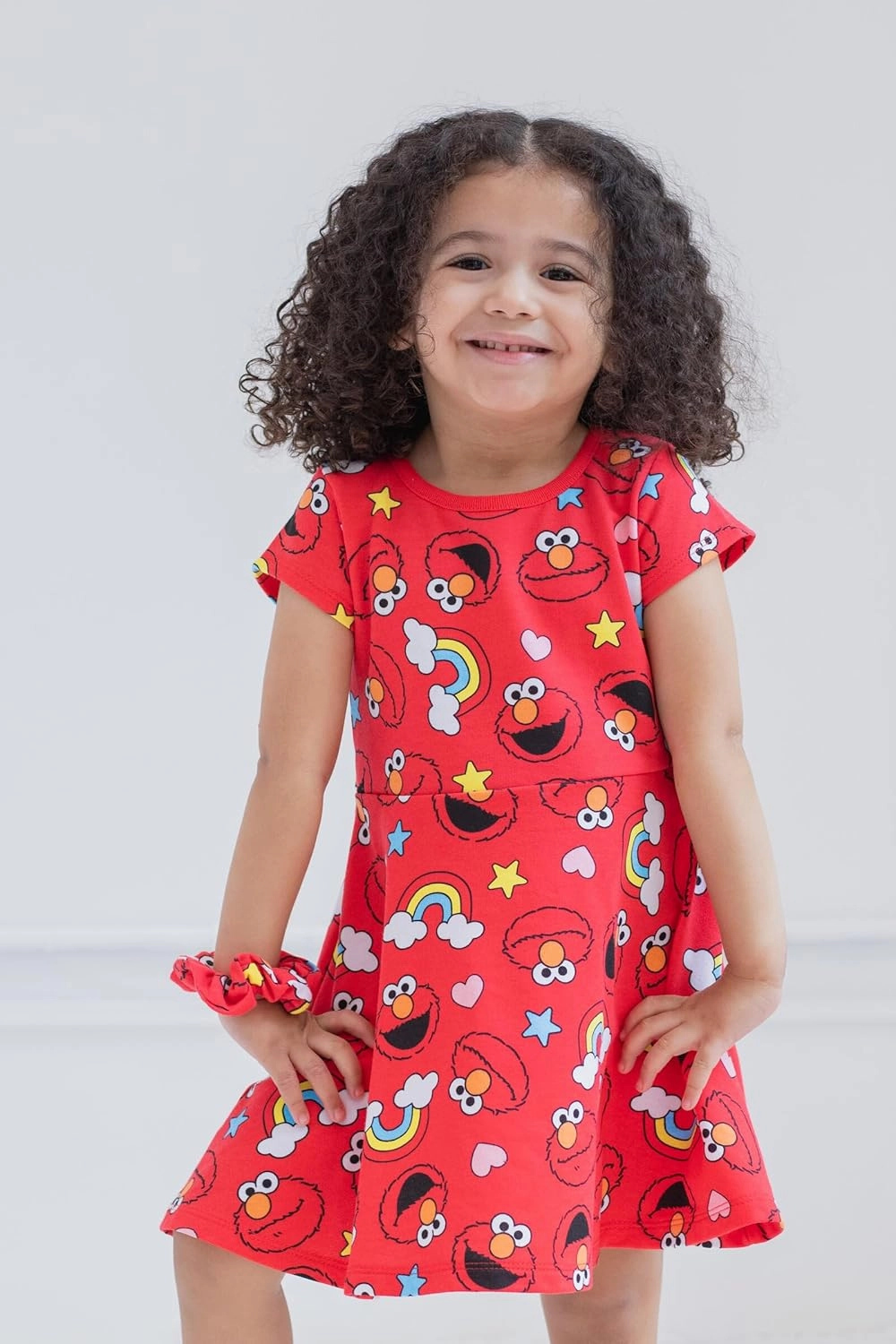 Sesame Street Dress and Scrunchie Infant to Little Kid Sizes (12 Months - 7-8)