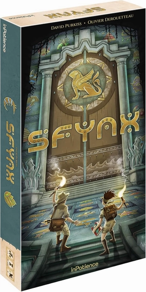 Sfynx Board Game - Solve 9 Riddles to Unlock The Sunken City's Secrets! Cooperative Civilization Strategy Game, Family Game for Kids & Adults, Ages 8 , 1-4 Players, 30 Min Playtime