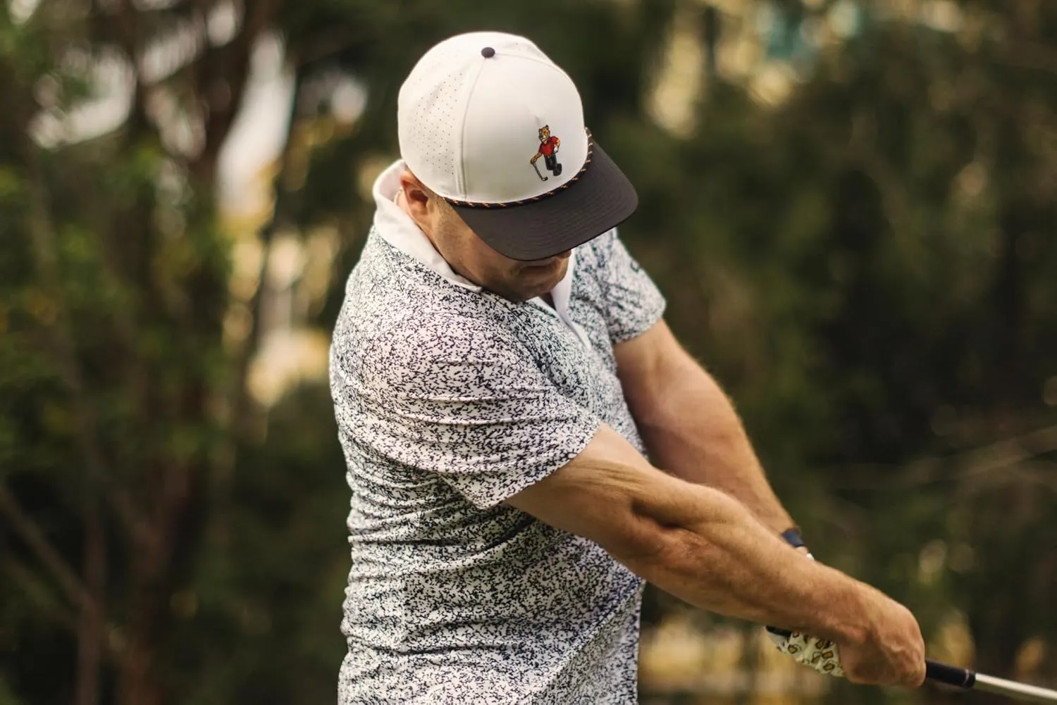 SHANKITGOLF Tiger Golf Hat Adjustable Rope Golf Hat Funny Golf