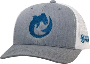 Shark Scuba Diving Trucker Hat: Mens Adjustable Snapback for Fishing, Spearfishing