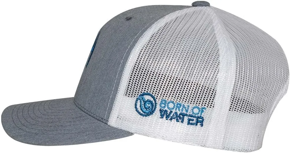 Shark Scuba Diving Trucker Hat: Mens Adjustable Snapback for Fishing, Spearfishing