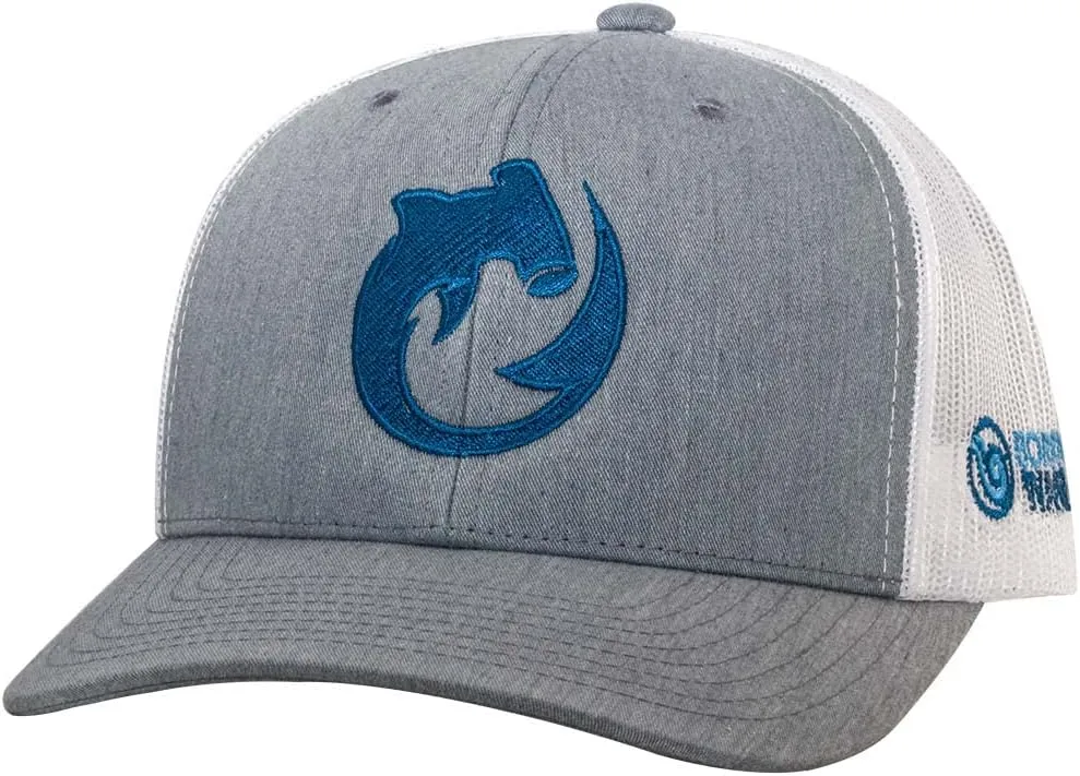 Shark Scuba Diving Trucker Hat: Mens Adjustable Snapback for Fishing, Spearfishing
