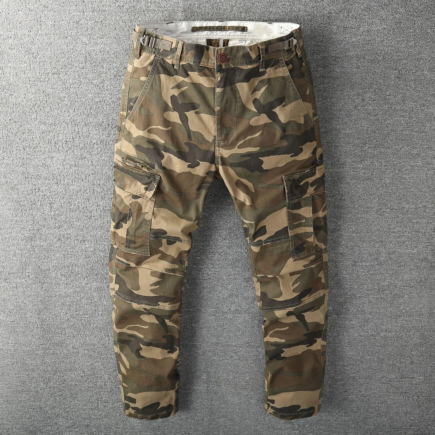 SINAIRSOFT Men's Cargo Camo Pants,BDU Milliary Wild Casual Trousers,Hiking Ripstop Pants with Multi Pockets