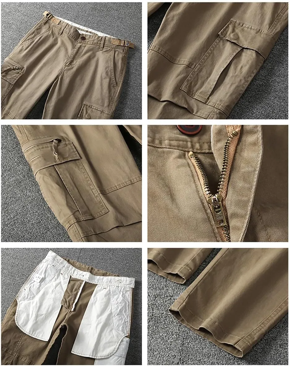 SINAIRSOFT Men's Cargo Camo Pants,BDU Milliary Wild Casual Trousers,Hiking Ripstop Pants with Multi Pockets
