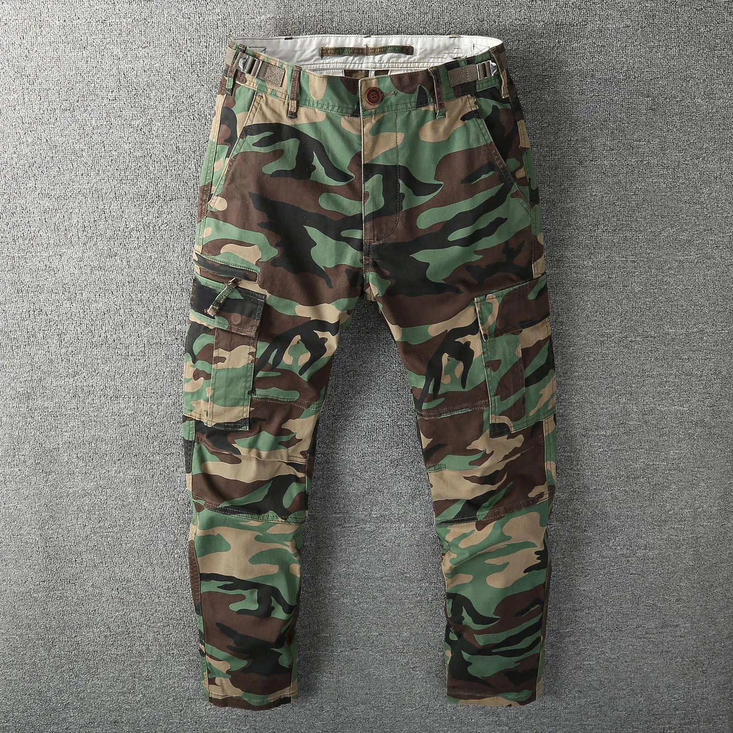 SINAIRSOFT Men's Cargo Camo Pants,BDU Milliary Wild Casual Trousers,Hiking Ripstop Pants with Multi Pockets