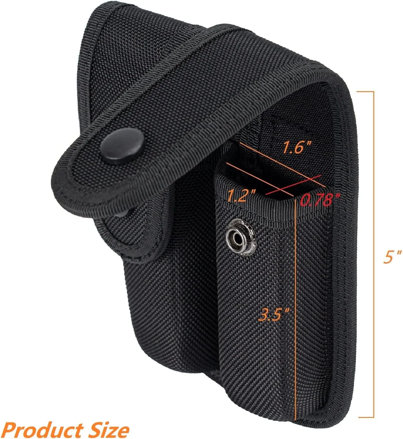 Single/Double Magazine Pouch Duty Belt Nylon Mag Holder Pistol Mag MOLLE Holster Carry Case Compatible w/Double & Single Stack Magazines .380, 9mm & 40 Cal for Glock H&K Ruger S&W M&P Walther