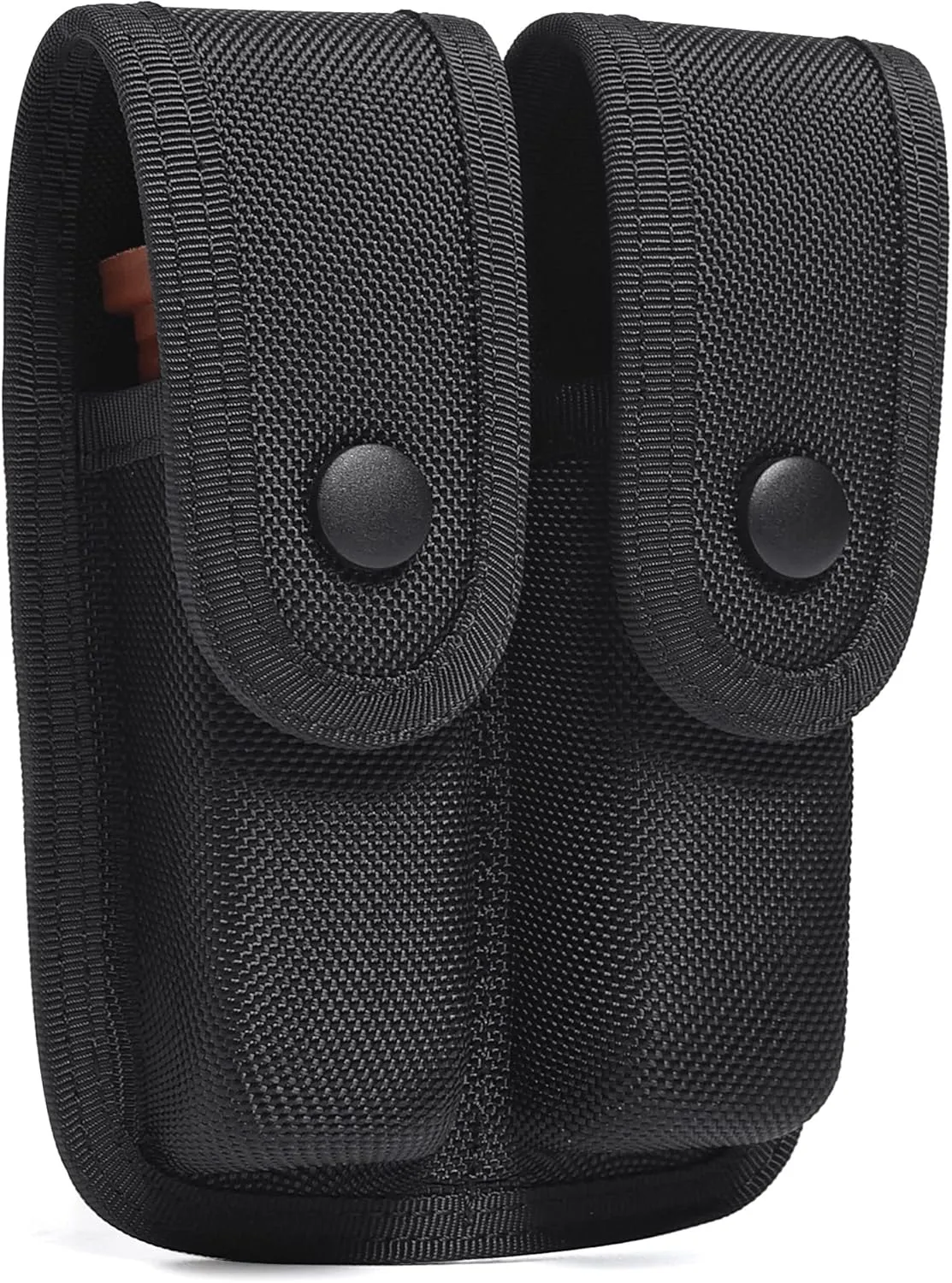 Single/Double Magazine Pouch Duty Belt Nylon Mag Holder Pistol Mag MOLLE Holster Carry Case Compatible w/Double & Single Stack Magazines .380, 9mm & 40 Cal for Glock H&K Ruger S&W M&P Walther