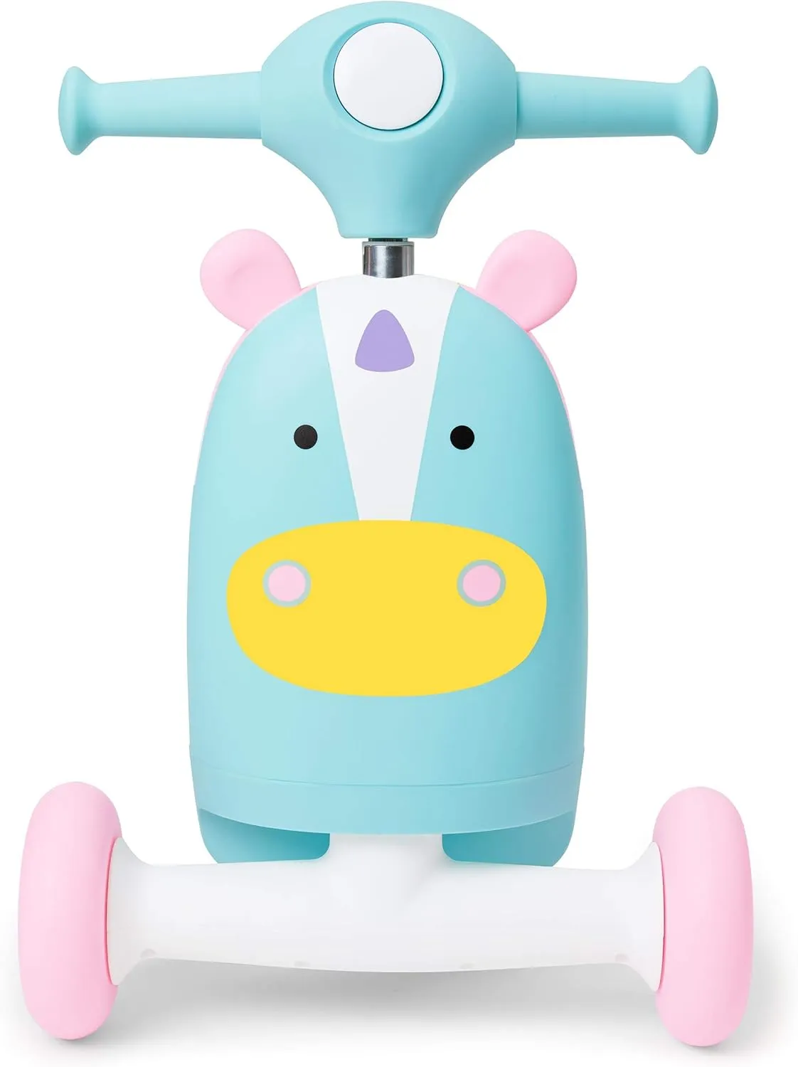 Skip Hop 3-in-1 Baby Activity Push Walker to Toddler Scooter, Zoo Unicorn