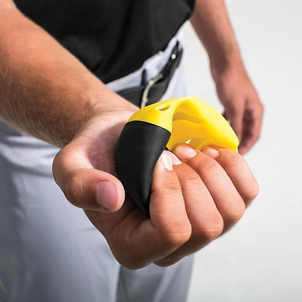 SKLZ Premium Impact Limited-Flight Training Baseballs, Perfect for Adding Power to Swing, Use Indoors Or Outdoors for Practice and Drills, Baseball, Softball, and Mini Balls, Yellow/Black