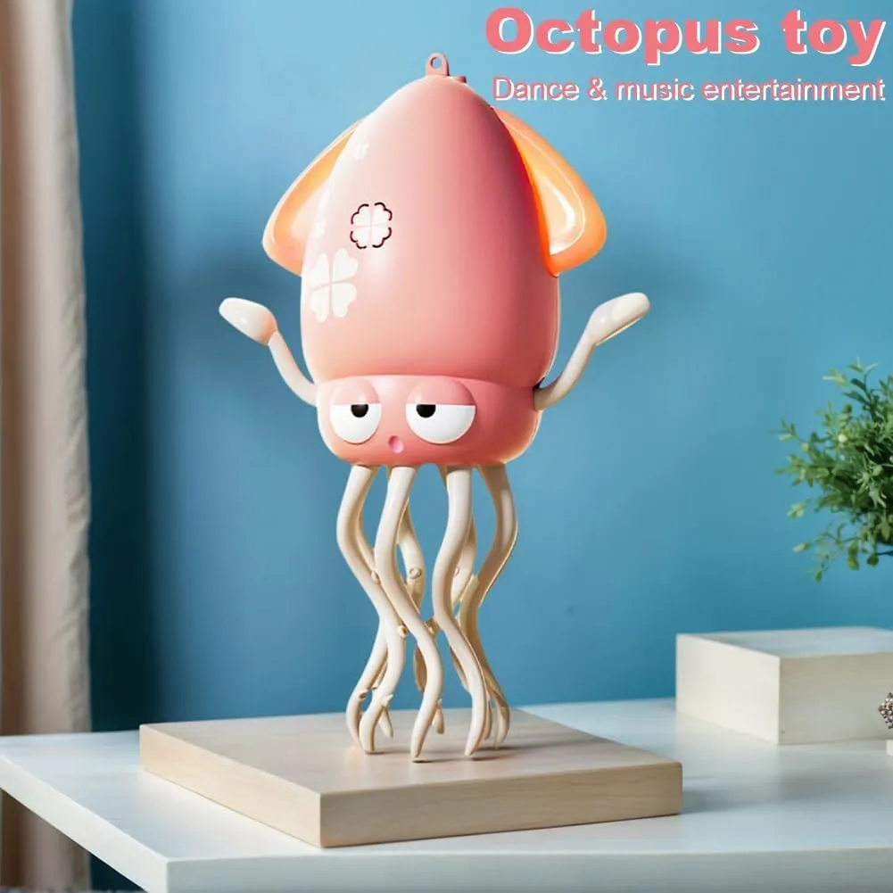 Smart Tentacle Explorer, Wiggly Wonder Octopus, Dancing Octopus, Electric Automatic Obstacle Avoidance Octopus, Crazy 8-Leg Action Octopus, Smart-Tentacle Pet Toys (2PCS Pink & Yellow)