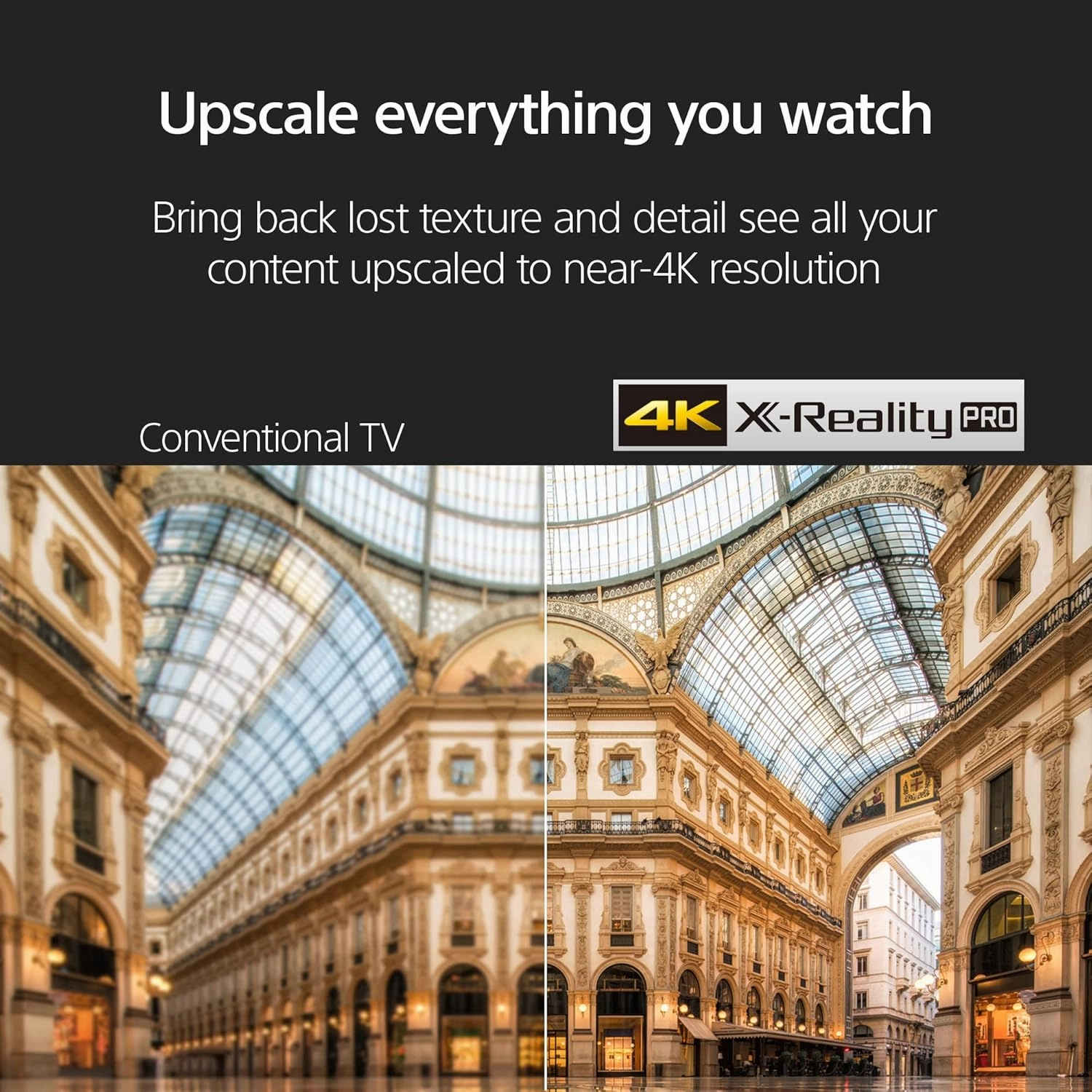 Sony 55 Inch 4K Ultra HD TV X77L Series: LED Smart Google TV KD55X77L- Latest Model, Black