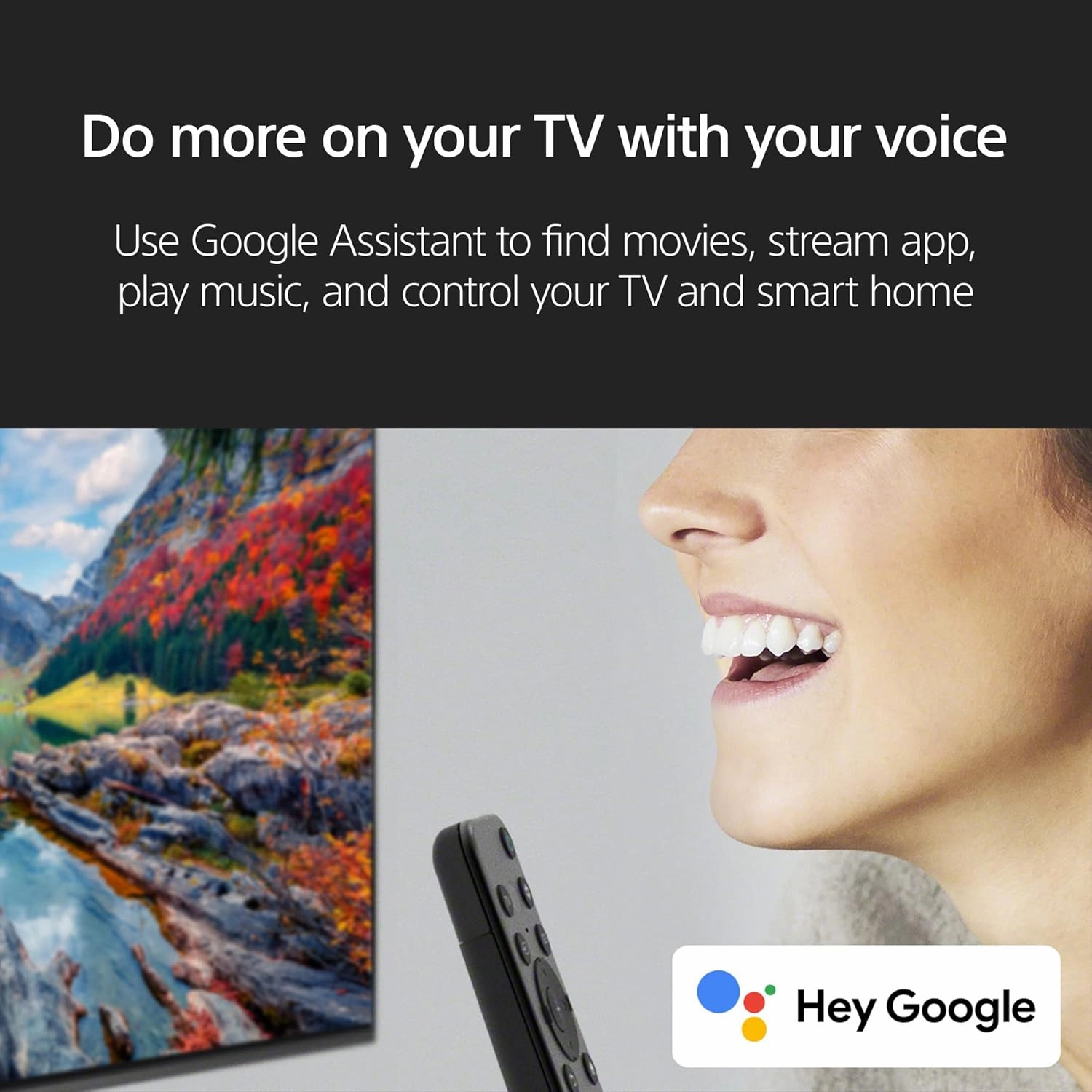 Sony 55 Inch 4K Ultra HD TV X77L Series: LED Smart Google TV KD55X77L- Latest Model, Black