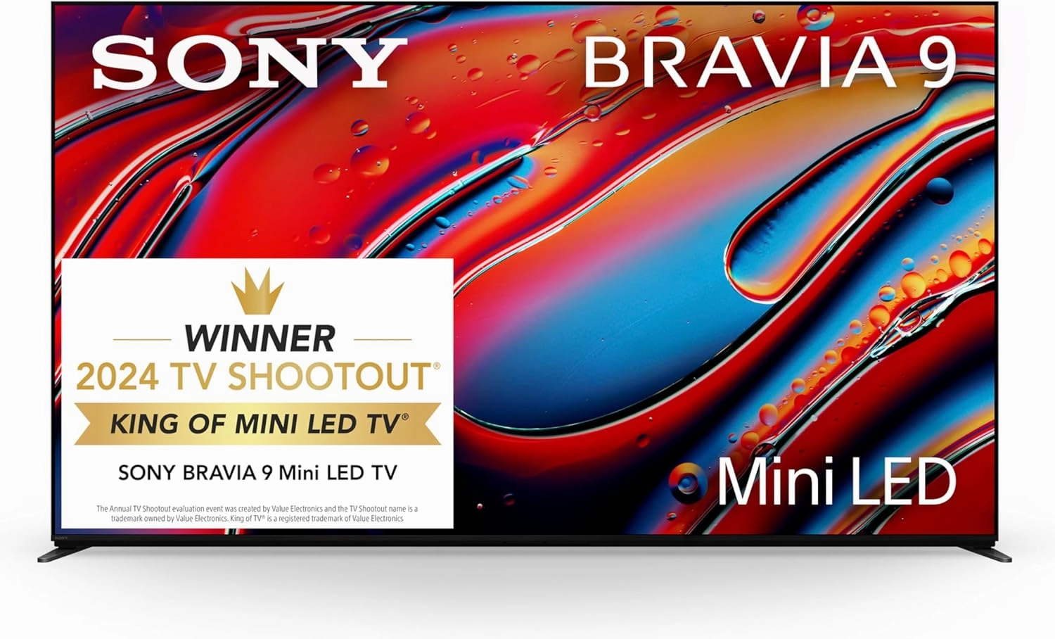 Sony 75 Inch Mini LED QLED 4K Ultra HD TV BRAVIA 9 Smart Google TV with Dolby Vision HDR and Exclusive Features for PlayStation 5 (K-75XR90), 2024 Model
