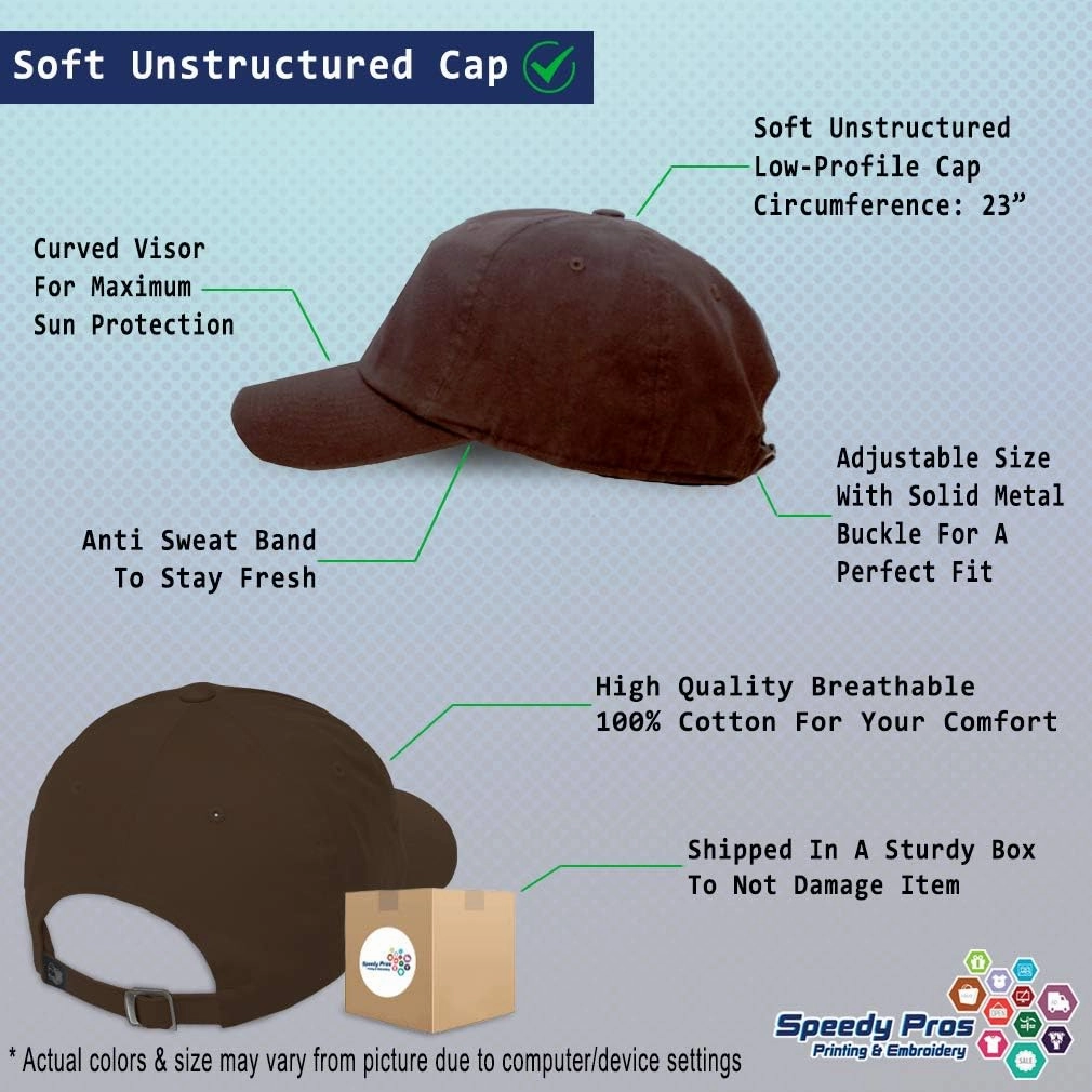 Speedy Pros Soft Baseball Cap Border Collie A Embroidery Dogs Tail Cotton Tongue Out Dad Hats for Men & Women