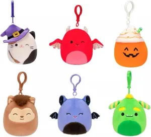Squishmallows Halloween Squad Mini 3.5" Set of 6 Clip On Keychain Mini Plush Dolls