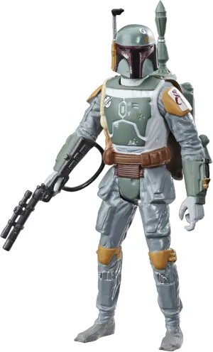 STAR WARS Galaxy of Adventures Boba Fett 3.75-Inch-Scale Figure Toy and Mini Comic – Learn About