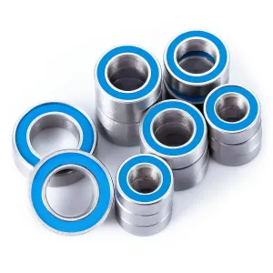 Steel 18pcs Sealed Bearings for Losi 1/16 Mini-B Mini-T Off-Road RC Car Accessories Replacement Upgrade Part