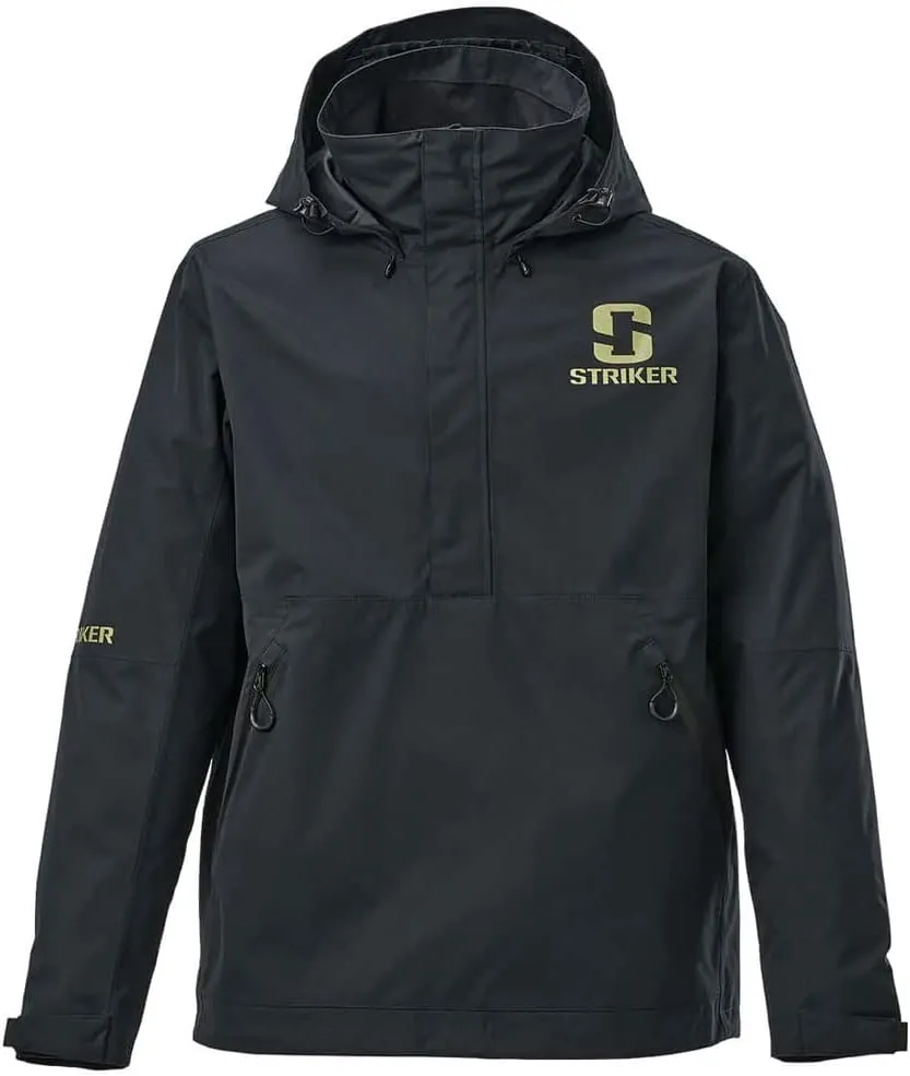 Striker Men's Vortex Durable Breathable Waterproof Outdoor Fishing Rain Pullover with Adjustable Hood & Reflective Elements