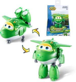 Super Wings Transformable Toys, 5 in Mira Airplane Transforming Figures Toys, 2 in 1 Mode Rescue Bots Action Figure Toys for 3-5 Year Old Boys Girls, Fun Plane Toys for Toddlers Kids Age 3 4 5 6 7
