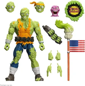 Super7 ULTIMATES! Toxic Crusaders Toxie - 7" Toxic Crusaders Action Figure with Accessories Classic Cartoon Collectibles and Retro Toys