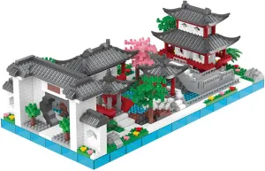 Suzhou Garden Mini Micro Building Blocks, Building Block Architecture Sets, A Standalone City Building Block Set(1428PCS)