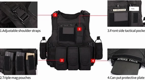 Tactical Airsoft Vest Outdoors CS Game Vest Adjustable Adult Suitable for Train