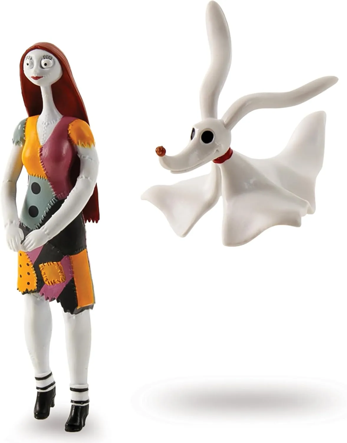 TCG Toys FleXfigs: Nightmare Before Christmas - 4 Character Pack - Articulated Action Figures, Flex It - Pose It!, Collectible Toy Miniatures, Kids Ages 3 