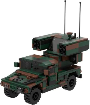 Technic Missile Car Vehicle Building Kit, Military Armored Series Building Blocks Set (438PCS)