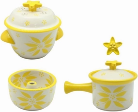 Temp-tations by Tara Temp-tations Mini Quick Cookers, Set-of-3, Single Servings (Old World Yellow)