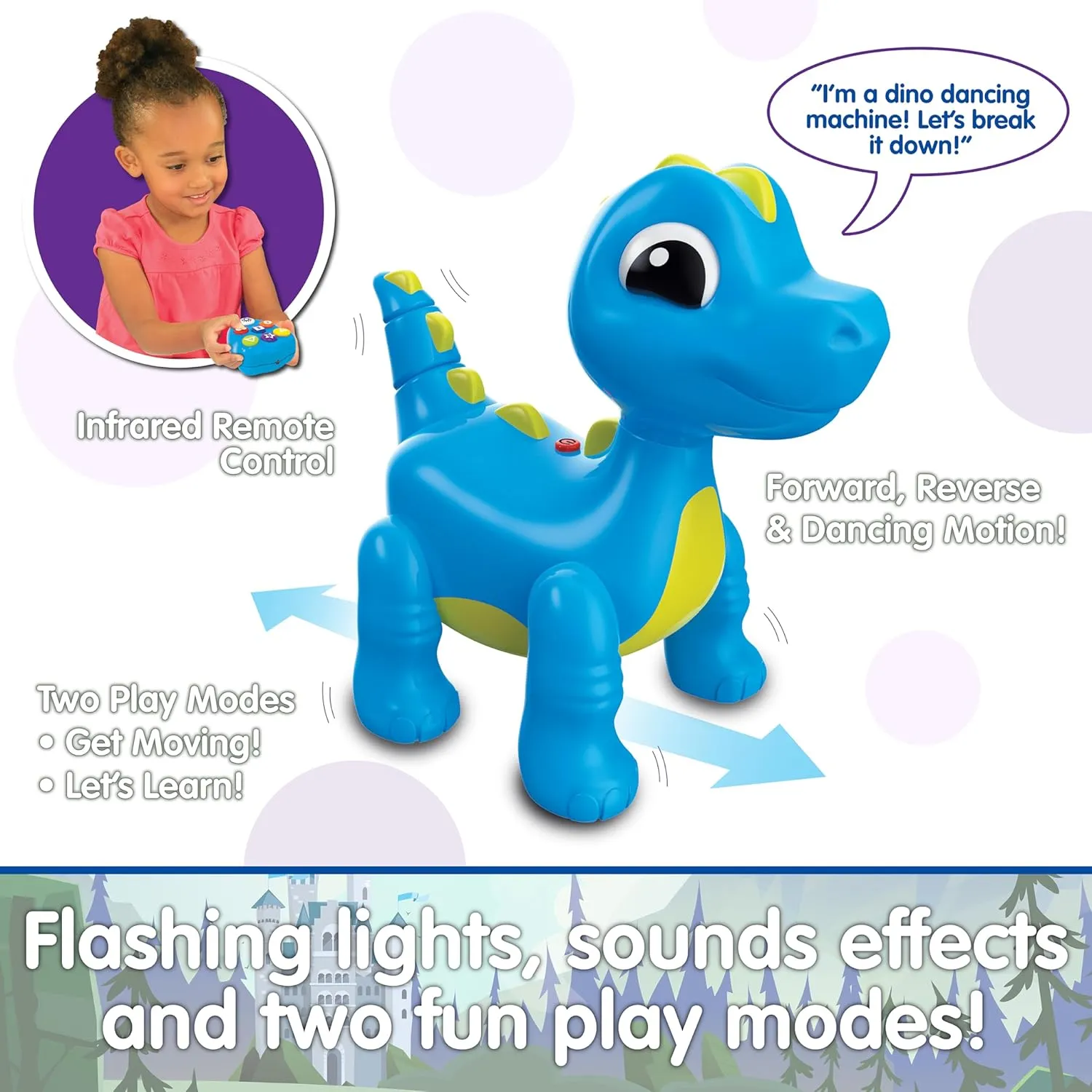 The Learning Journey: Play & Learn RC Dancing Dino - Remote Control Toddler Toys & Gifts for Boys & Girls Ages 2  Years and Up - Award Winning Toys