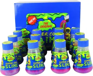 The Original Slime - Pack of 12 Cool and Holographic Slimes Perfect for Birthday Parties, Loot Bags, Easter Baskets, Halloween and Stocking Stuffers, for Kids, Boys and Girls Ages 5 