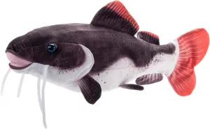 The Petting Zoo Redtail Catfish Stuffed Animal Plushie, Gifts for Kids, Wild Onez Sealife River Fish Animals, Purple Redtail Catfish Plush Toy 20 Inches