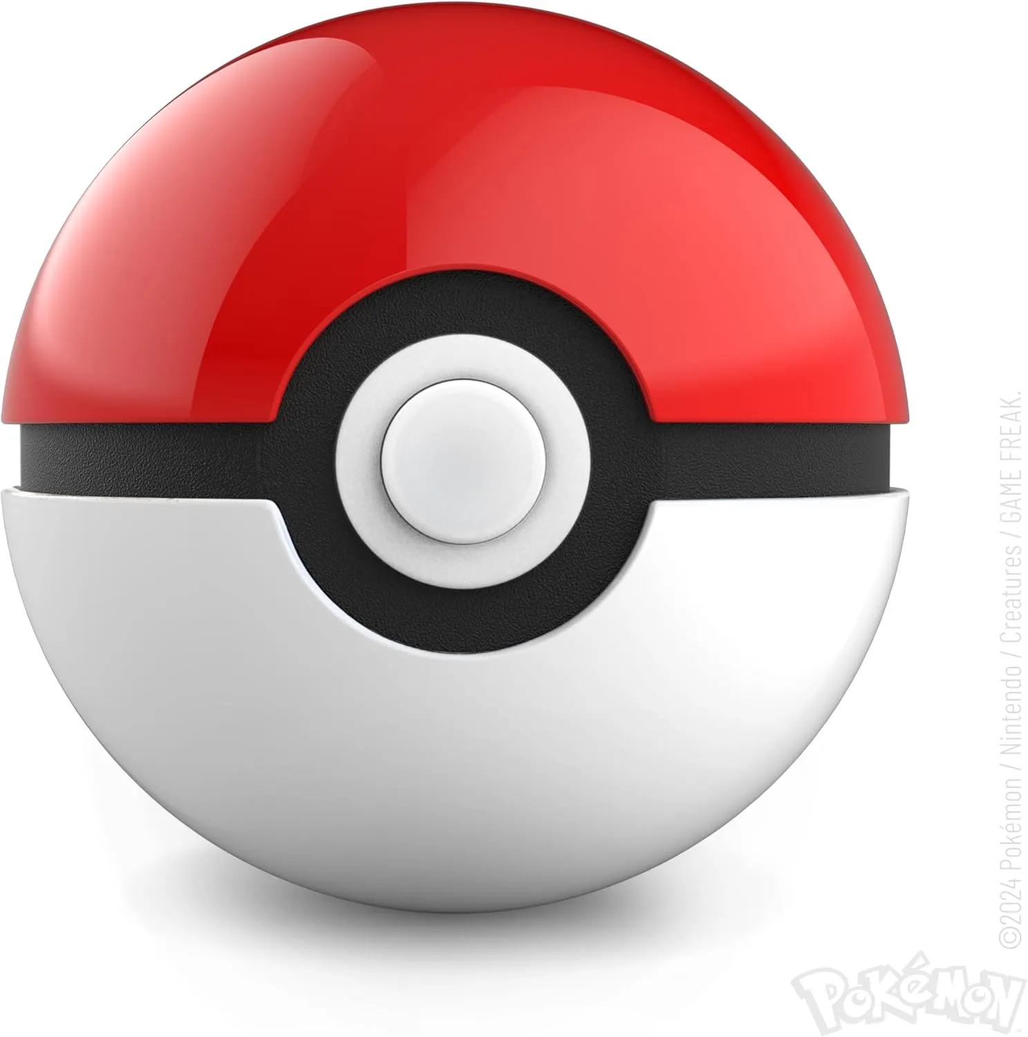 The Wand Company Mini Poké Ball Authentic Replica - Realistic, Electronic, Die-Cast Poké Ball with Display Stand Light Features – Officially Licensed by Pokémon