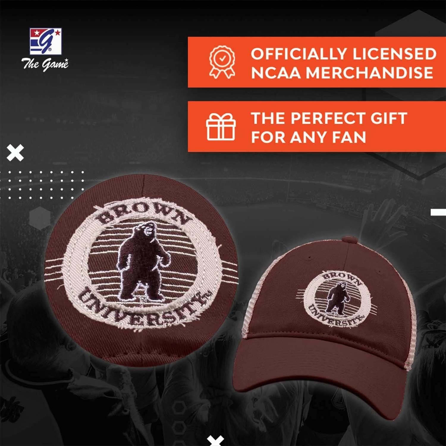 The Game NCAA Snapback - Patch Meshback - Classic Comfort - Adjustable Size - Let Everyone Know which Team You Support