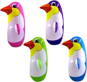 Totority Inflatable Penguin 6 Pieces Penguin Walking Balloons, Cute Balloon Foil Party Balloon, Animal Jumbo Balloon for Boys Girls Theme Birthday Party Swimming Pool Penguin