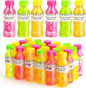 TOY Life 24 Bubble Bottles with Wands, Bubbles Party Favors for Kids, Bubble Bulk with Bubble Solution, Easter Goodie Bag Stuffers Wedding Birthday Summer Party Supplies, Outdoor & Indoor Activity