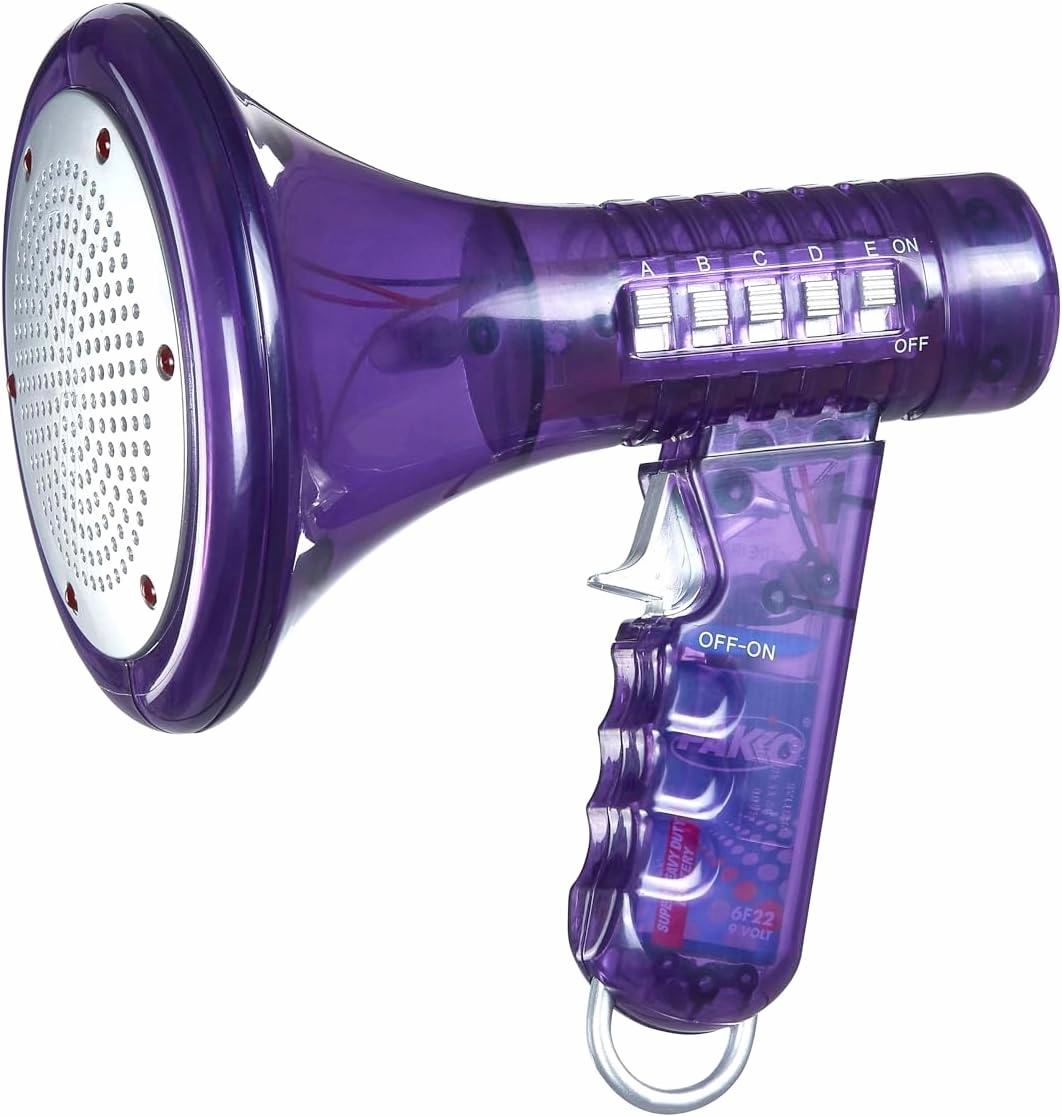 Toysmith Tech Gear Multi Voice Changer – Amplifies Voice with 8 Fun Effects, Fun Toy or Gift for Kids Ages 5 - Christmas Gifts, Stocking Stuffer, 6.5”, Colors May Vary