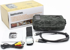 Trail Cameras 1080P Waterproof HD 16MP Infrared Thermal Sensor Video Night Vision Hunting Camera Wildlife Monitoring Observed Infrared Night Vision Camera (Color : HH-663)