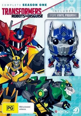 Transformers: Robots in Disguise Season 1 plus Optimus Prime Figurine 4-DVD Box Set [ NON-USA FORMAT, PAL, Reg.0 Import - Australia ]