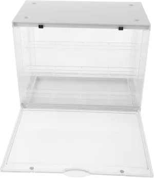 Transparent Display Box for Action Figures Stackable Storage Container for Dolls High Transparent Showcase for Collectibles Easy Access Organizing