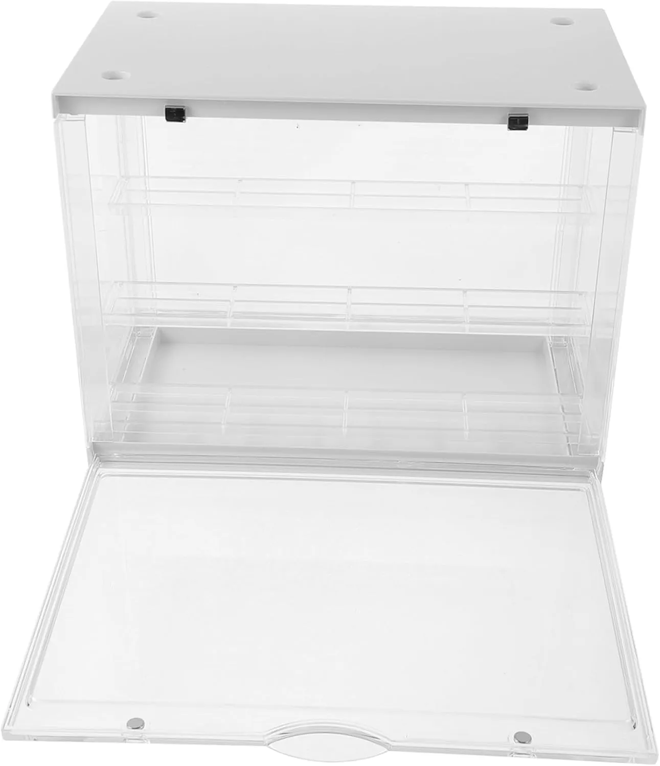 Transparent Display Box for Action Figures Stackable Storage Container for Dolls High Transparent Showcase for Collectibles Easy Access Organizing