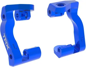 Traxxas 10733-BLUE - Mini Maxx Aluminum Caster Blocks, L&R, Blue