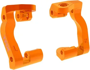 Traxxas 10733-ORNG - Mini Maxx Aluminum Caster Blocks, L&R, Orange