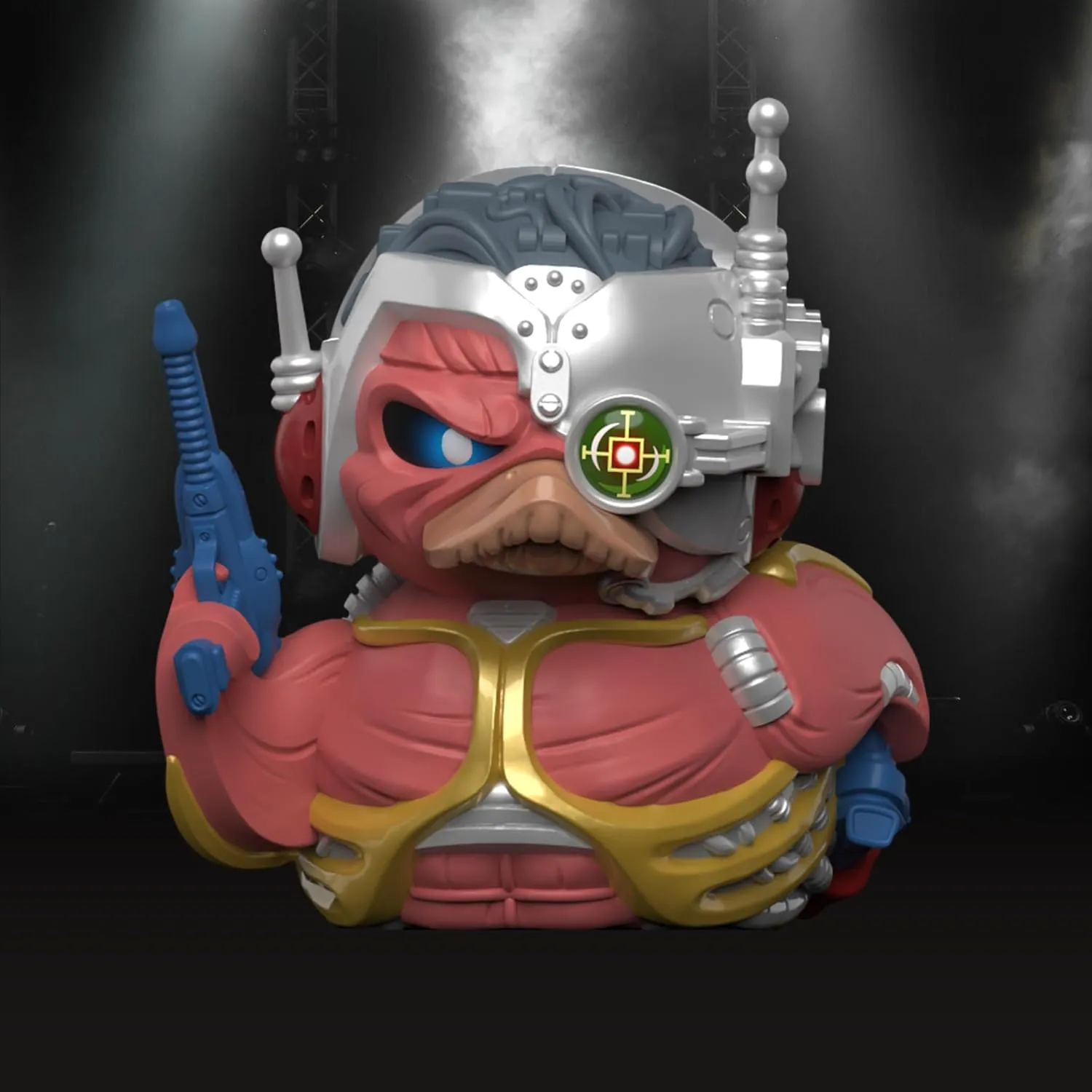 TUBBZ First Edition Cyborg Eddie Collectible Vinyl Rubber Duck Figure - Official Iron Maiden Merchandise - Music