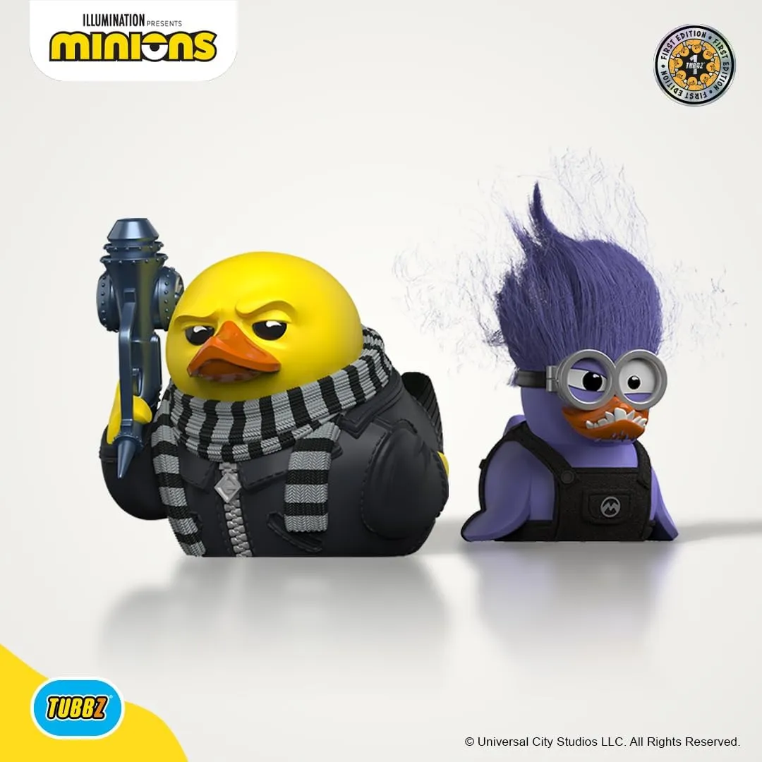 TUBBZ First Edition Gru Collectible Vinyl Rubber Duck Figure - Official Minions Merchandise - Animation Childrens TV, Movies & Video Games