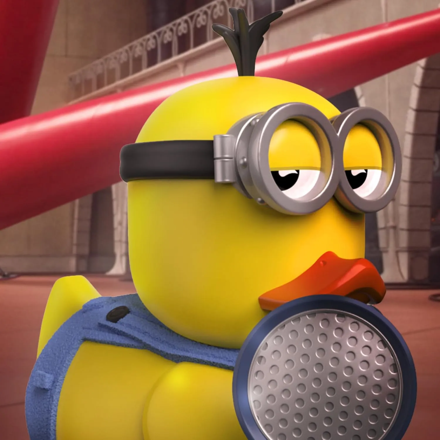 TUBBZ First Edition Minions Kevin (with Fart Blaster) Collectible Vinyl Rubber Duck Figure - Official Universal Despicable Me 4 Minions Merchandise - Kids TV, Movies & Video Games